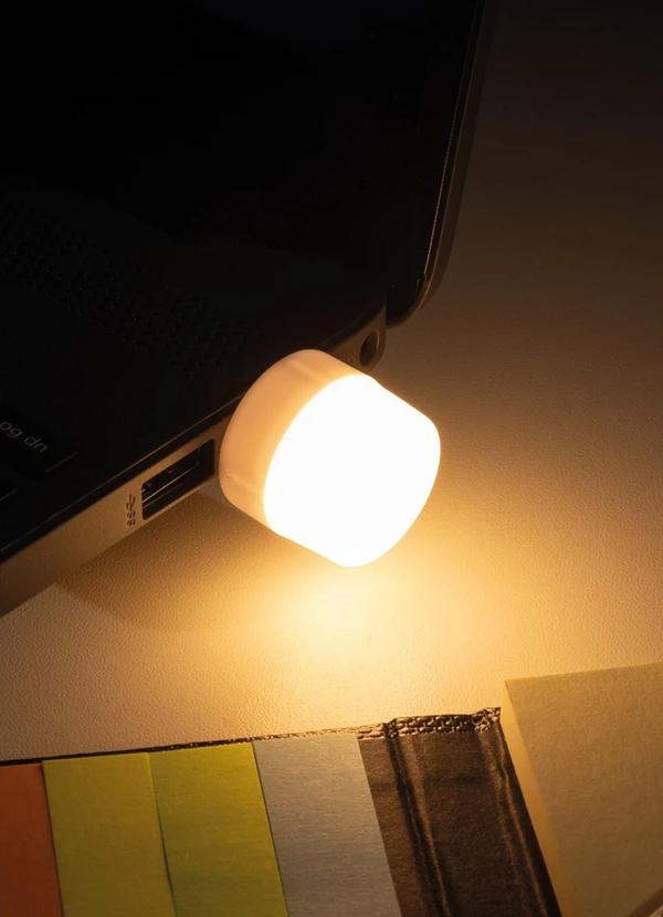 Portable USB Mini LED Night Light for Laptop, Power Bank & Bedroom